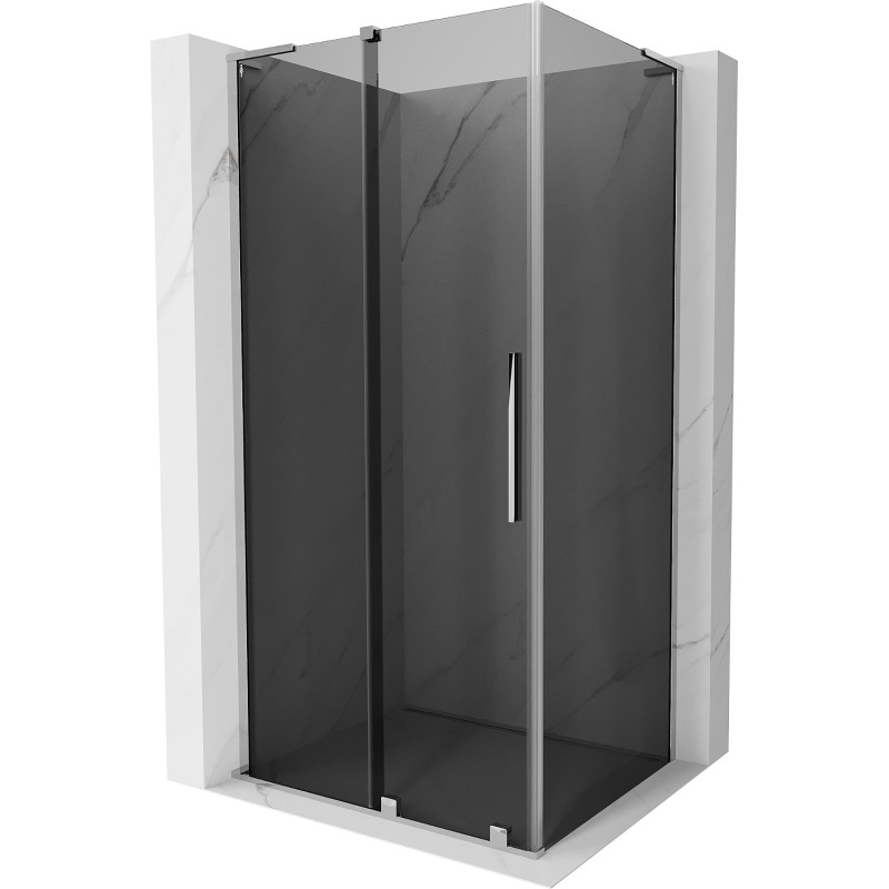 Mexen Velar L liuguks dušinurk 120 x 80 cm, grafiit, kroom - 871-120-080-43-01