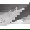 Mexen Velar L Duschkabine zum Schieben 120 x 80 cm, transparent, weiß - 871-120-080-03-20