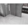 Mexen Velar L drsna kabina za prhanje 120 x 120 cm, mraz, bela - 871-120-120-33-20