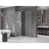 Mexen Velar L lükandustega dušikabiin 100 x 70 cm, matt, valge - 871-100-070-33-20
