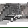 Mexen Velar L Duschkabine schiebbar 90 x 100 cm, matt, weiß - 871-090-100-33-20
