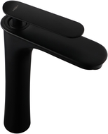 Mexen Trinity grifo alto para lavabo, negro - 72610-70