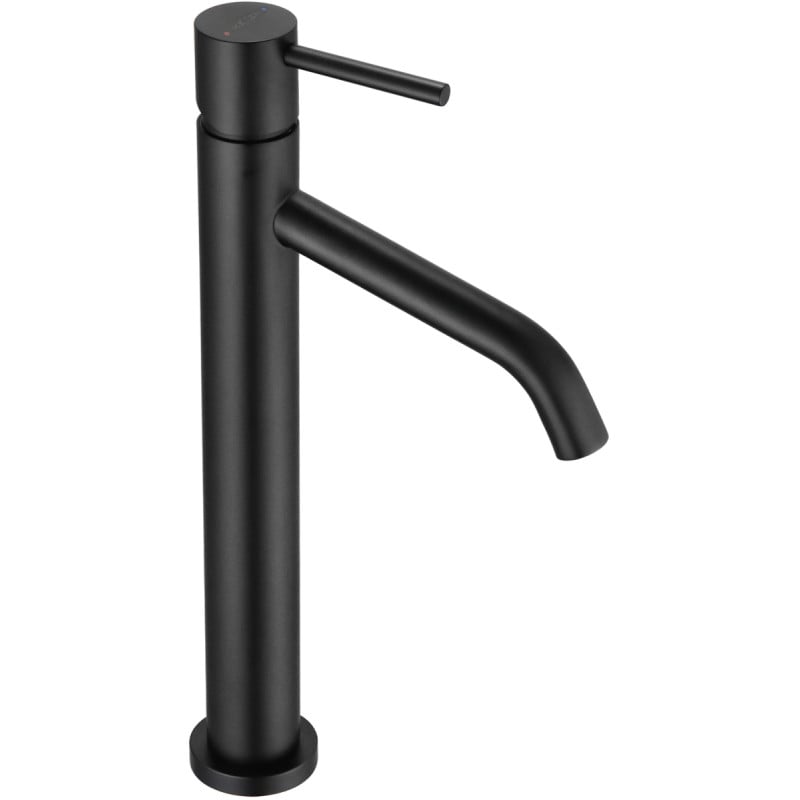 Mexen Rumba grifo alto para lavabo, negro - 73510-70