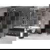 Mexen Velar L Schiebeduschkabine 90 x 120 cm, Graphit, Weiß - 871-090-120-43-20