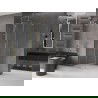 Mexen Velar L Schiebeduschkabine 110 x 110 cm, transparent, gold - 871-110-110-03-50