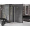 Cabine de douche coulissante Mexen Velar L 100 x 100 cm, transparent, or - 871-100-100-03-50