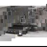 Mexen Velar L Schiebeduschkabine 110 x 110 cm, transparent, gold - 871-110-110-03-50