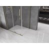 Mexen Velar L Duschkabine, verschiebbar, 100 x 80 cm, transparent, gold - 871-100-080-03-50