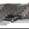 Mexen Velar L schuifdouchecabine 100 x 85 cm, transparant, goud - 871-100-085-03-50