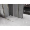 Mexen Velar L klizna tuš kabina 90 x 120 cm, mrazna, zlatna - 871-090-120-33-50