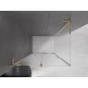 Mexen Velar L cabine de douche coulissante 120 x 110 cm, dépoli, or - 871-120-110-33-50