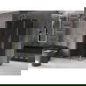 Mexen Velar L douchecabine schuifdeur 100 x 85 cm, grafiet, goud - 871-100-085-43-50