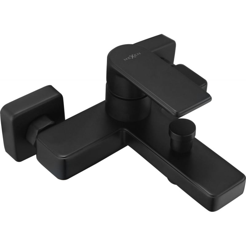 Mexen Mino grifo de bañera, negro - 72430-70