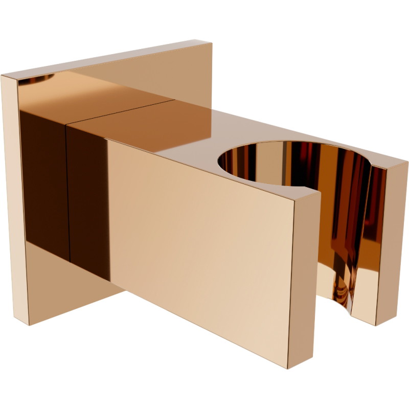 Mexen Cube θήκη ντους, ροζ χρυσό - 79350-60