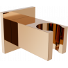 Mexen Cube Duschhalter, Roségold - 79350-60