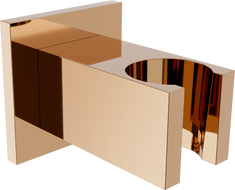 Mexen Cube douchehouder, roze goud - 79350-60