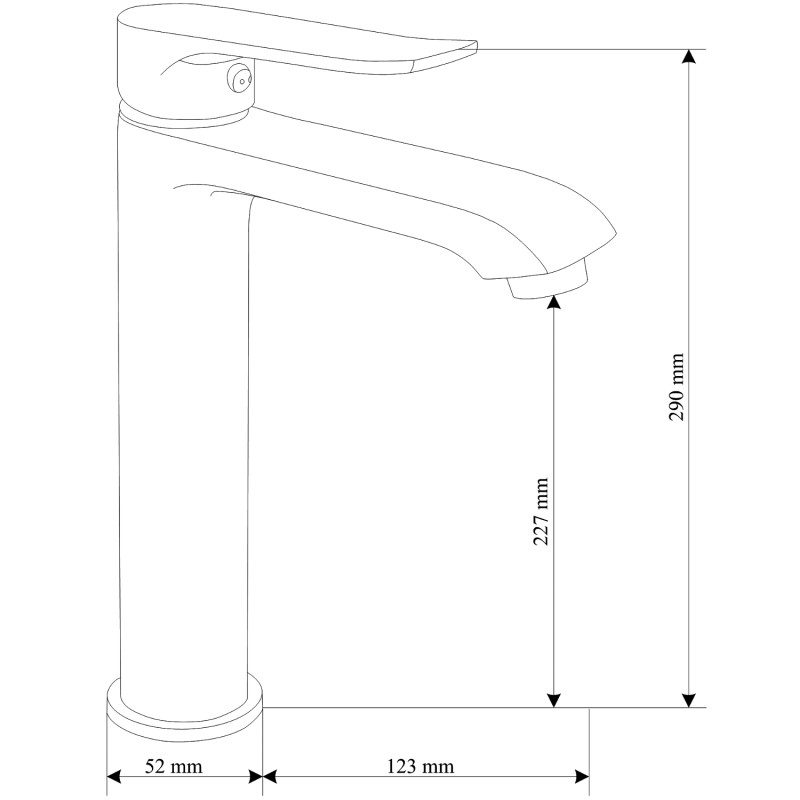 Mexen Pecos R40 Bathtub Set, Chrome - 72713R40-00