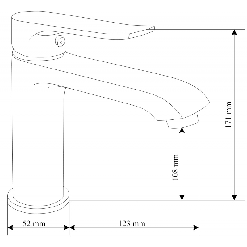 Mexen Pecos DS75 ensemble de bain, noir - 72703DS75-70