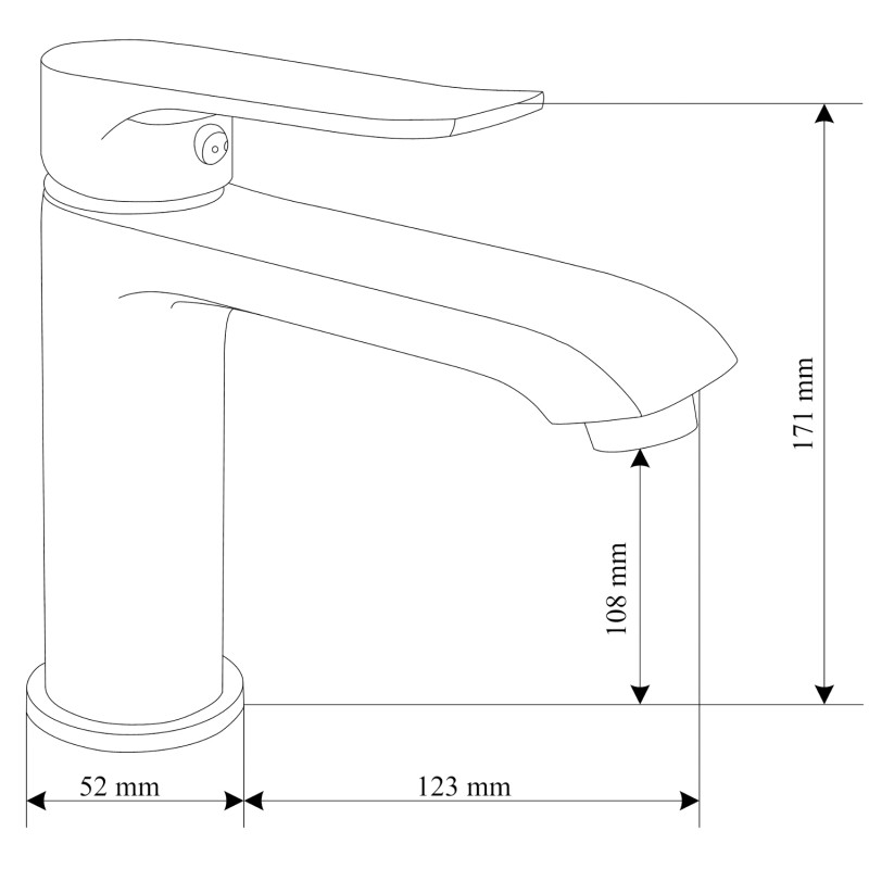 Mexen Pecos DQ72 vannitarvik, kroom - 72703DQ72-00