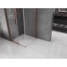 Mexen Velar L cabine de douche coulissante 90 x 90 cm, transparent, or rose - 871-090-090-03-60
