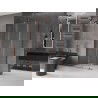 Mexen Velar L Duschkabine schiebbar 90 x 80 cm, transparent, Roségold - 871-090-080-03-60