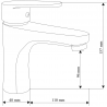 Mexen Kama DF05 shower set, chrome - 72504DF05-00