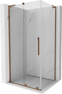 Mexen Velar L klizna vrata 100 x 110 cm, prozirna, ružičasto zlato - 871-100-110-03-60