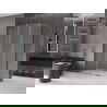 Mexen Velar L Duschkabine, schiebbar 100 x 90 cm, mattiert, Roségold - 871-100-090-33-60