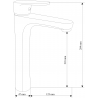 Mexen Kama DS75 tuš set, krom - 72514DS75-00