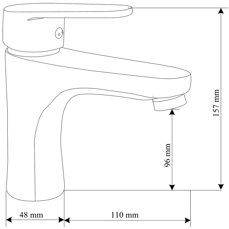 Mexen Kama DS75 bathtub set, black - 72503DS75-70