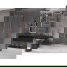 Mexen Velar L Eckduschkabine Schiebetür 100 x 100 cm, transparent, gebürstetes Kupfer - 871-100-100-03-65