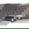 Mexen Velar L schuifdouchecabine 110 x 110 cm, transparant, geborsteld nikkel - 871-110-110-03-97