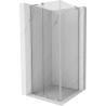 Mexen Velar L cabine de douche coulissante 90 x 90 cm, transparent, nickel brossé - 871-090-090-03-97