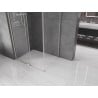 Mexen Velar L Duschkabine, verschiebbar 100 x 90 cm, transparent, gebürstetes Nickel - 871-100-090-03-97