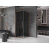 Mexen Velar L liuguklaasiga dušinurk 110 x 110 cm, grafiit, harjatud vask - 871-110-110-43-65