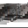 Mexen Velar L schuifdouchecabine 110 x 110 cm, grafiet, geborsteld koper - 871-110-110-43-65