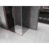 Mexen Velar L klizna tuš kabina klizna 90 x 80 cm, grafit, brušena bakrena - 871-090-080-43-65