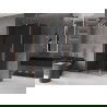 Mexen Velar L Schiebeduschkabine 90 x 120 cm, Graphit, gebürstetes Kupfer - 871-090-120-43-65