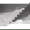 Mexen Velar L Duschkabine Schiebetür 110 x 120 cm, transparent, gebürsteter Nickel - 871-110-120-03-97
