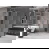 Mexen Velar L schuifdouchecabine 110 x 110 cm, ijsglas, geborsteld nikkel - 871-110-110-33-97