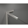 Mexen Velar L klizna tuš kabina klizeća 120 x 75 cm, mat, brušeni nikal - 871-120-075-33-97