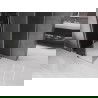 Mexen Velar L Duschkabine schiebbar 110 x 85 cm, Graphit, gebürsteter Nickel - 871-110-085-43-97