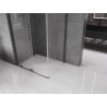 Mexen Velar L shower cabin sliding 100 x 70 cm, transparent, gun metal - 871-100-070-03-95