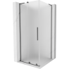 Mexen Velar L lükand dušinurk 120 x 120 cm, härmatis, gun metal - 871-120-120-33-95