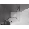 Mexen Velar L drsna prha kabina 120 x 120 cm, mraz, gun steel - 871-120-120-33-95