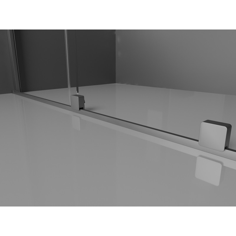 Mexen Velar L drsna prha kabina 120 x 120 cm, mraz, gun steel - 871-120-120-33-95