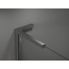Mexen Velar L drsna prha kabina 120 x 120 cm, mraz, gun steel - 871-120-120-33-95