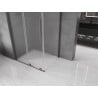 Cabine de douche coulissante Mexen Velar L 90 x 100 cm, givre, métal gun - 871-090-100-33-95