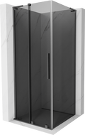 Mexen Velar L drsna tuš kabina 90 x 90 cm, grafit, gun metal - 871-090-090-43-95