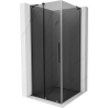 Mexen Velar L schuifdouchecabine 100 x 100 cm, grafiet, gun metal - 871-100-100-43-95
